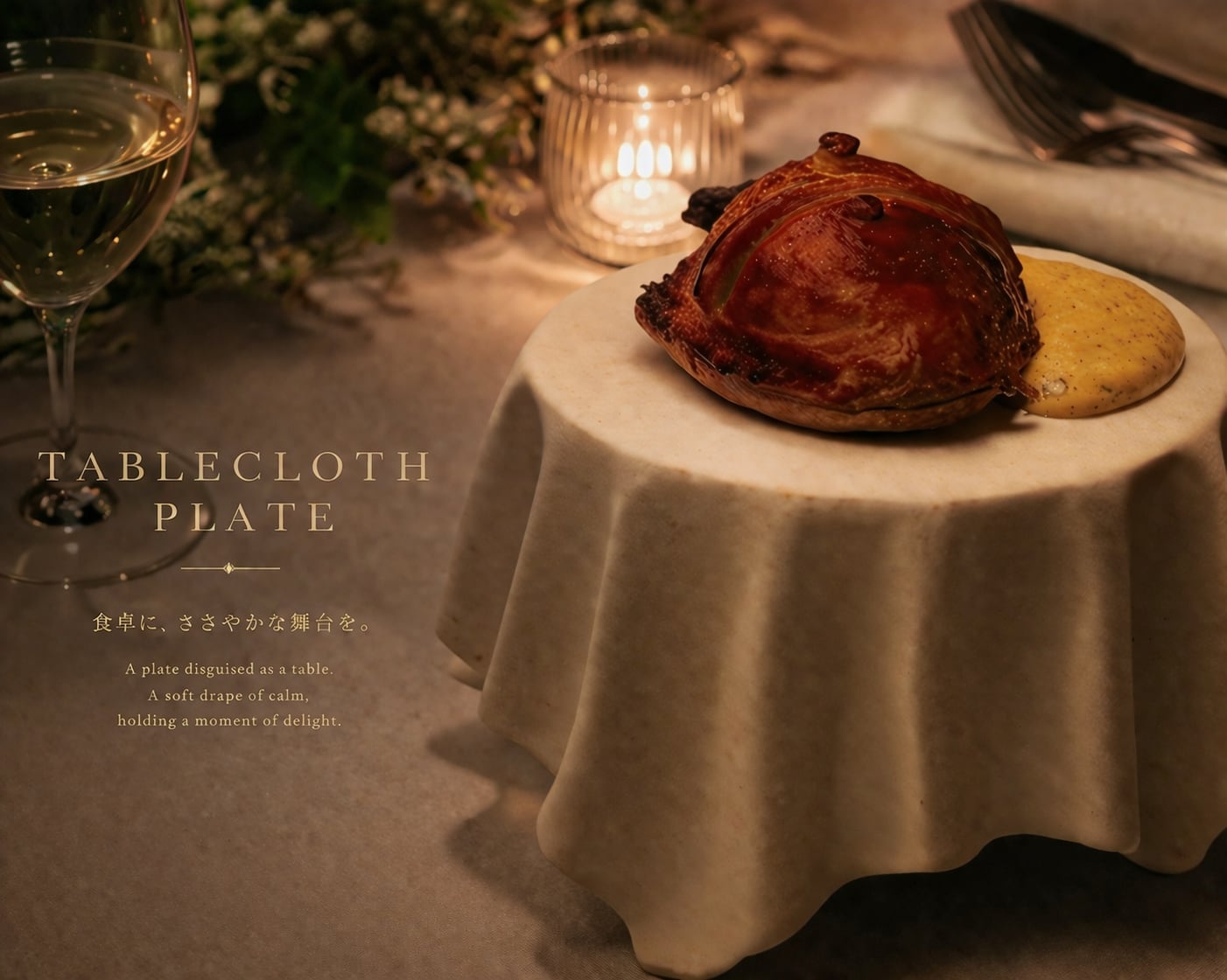 tablecloth plate — 食卓に、ささやかな舞台を