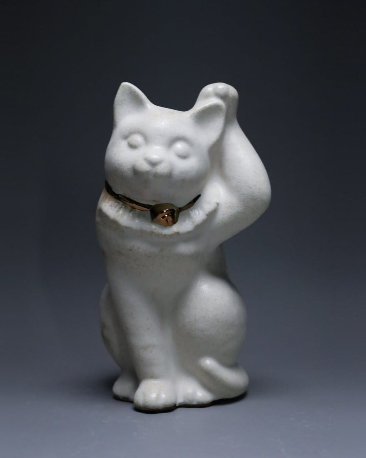 左手を上げたねこ -sira-