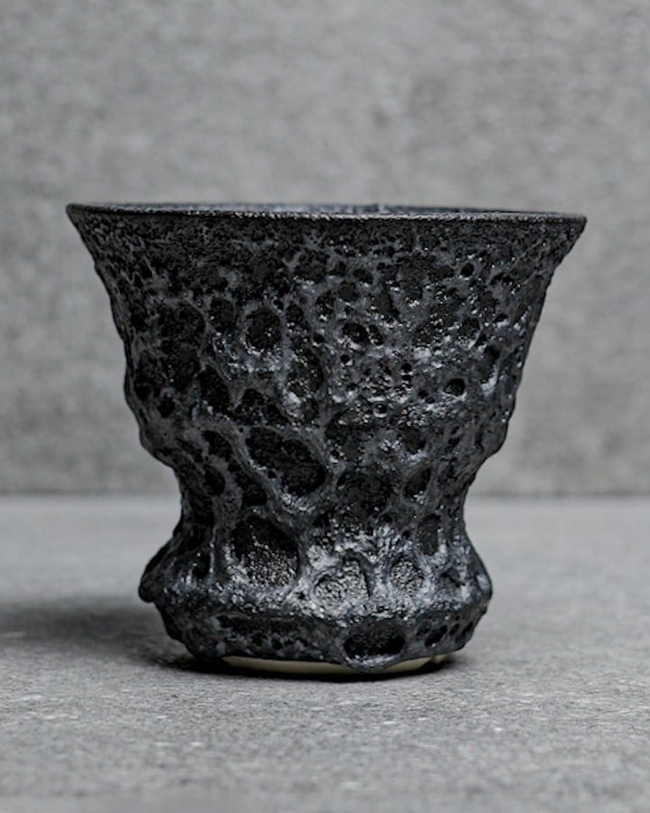 goblet pot -silver apollo- L