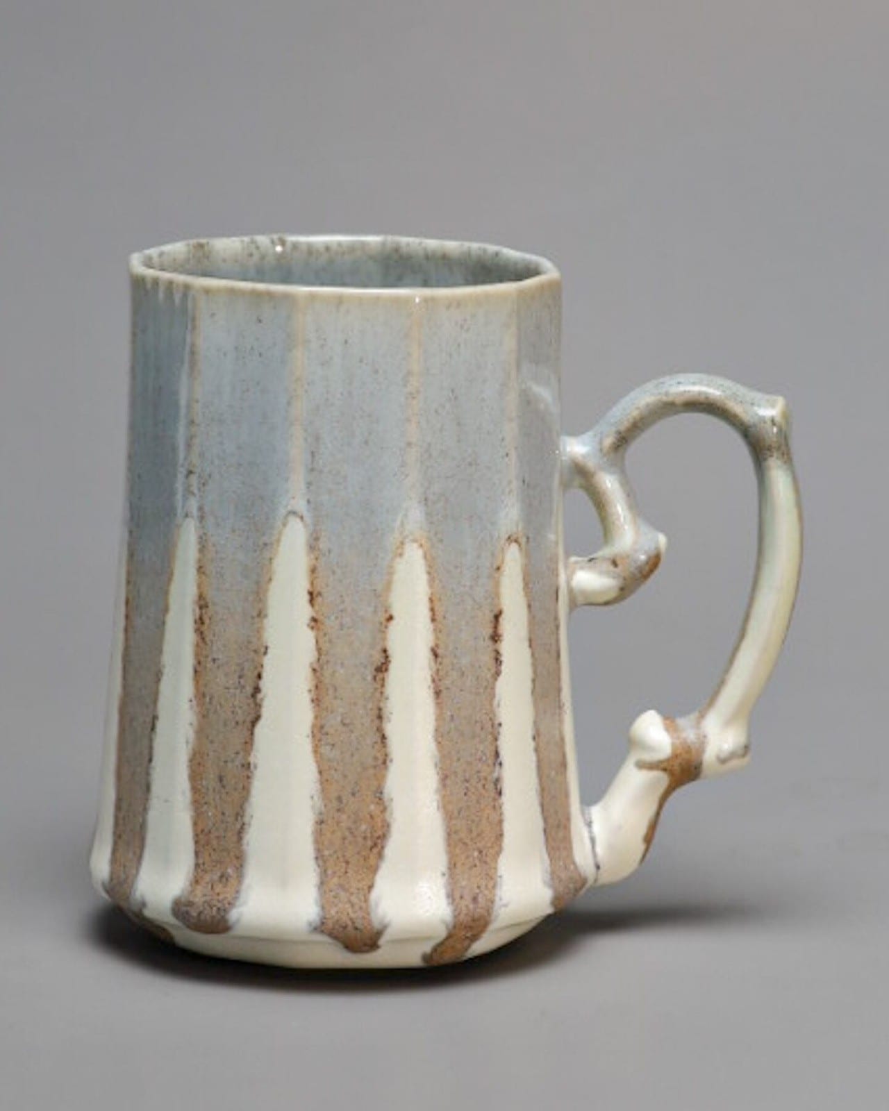 kaleido mug cup -melty sepia blue-