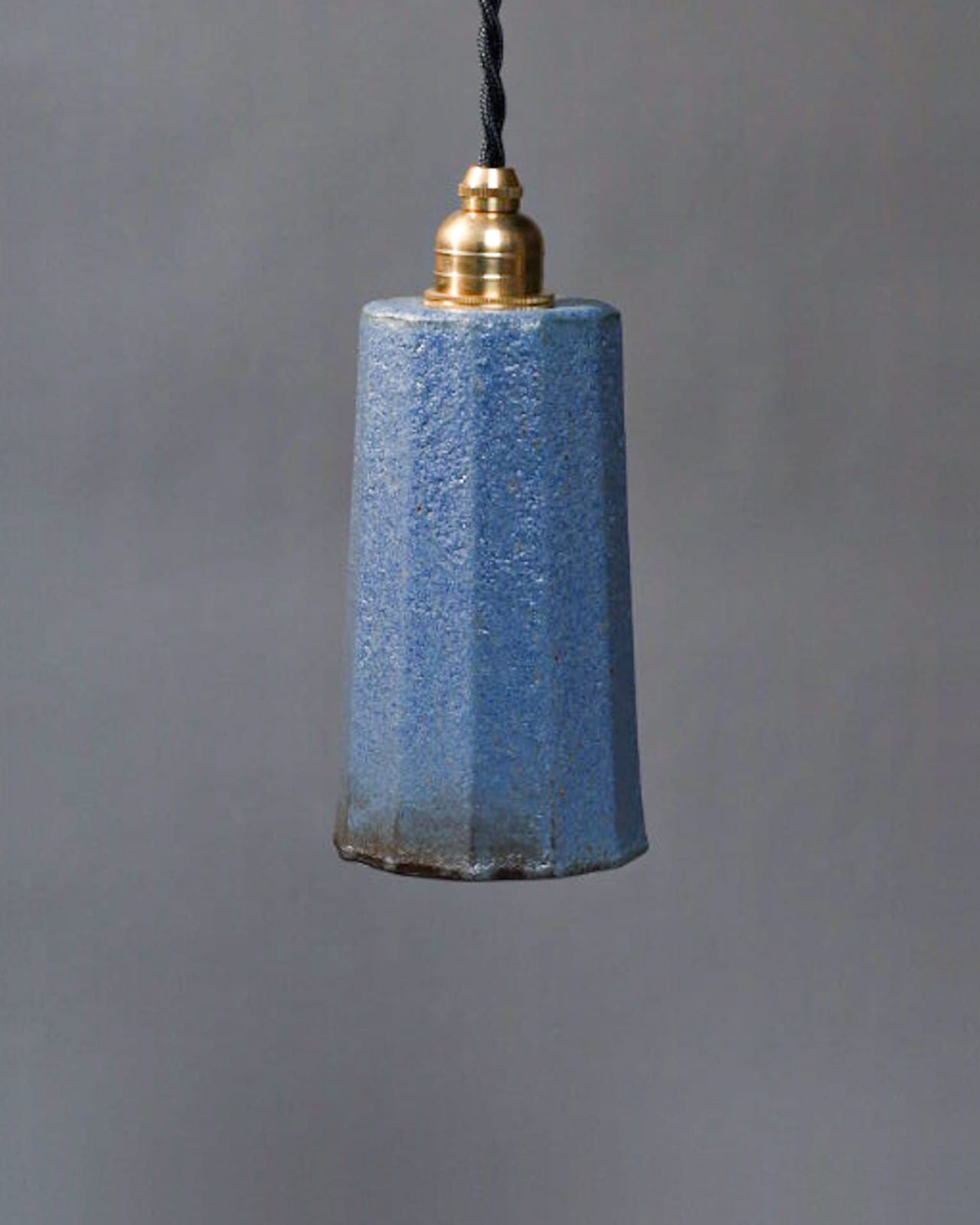 kaleido flute pendant light -ancient blue-