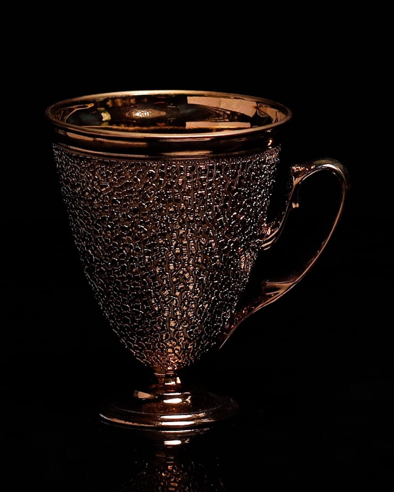 mug H -jewel gold-