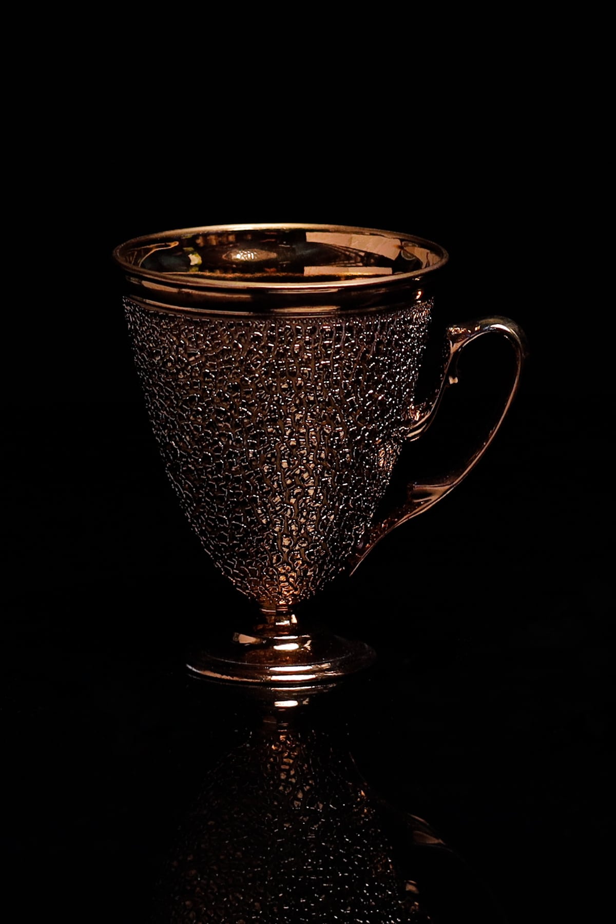 mug H -jewel gold-