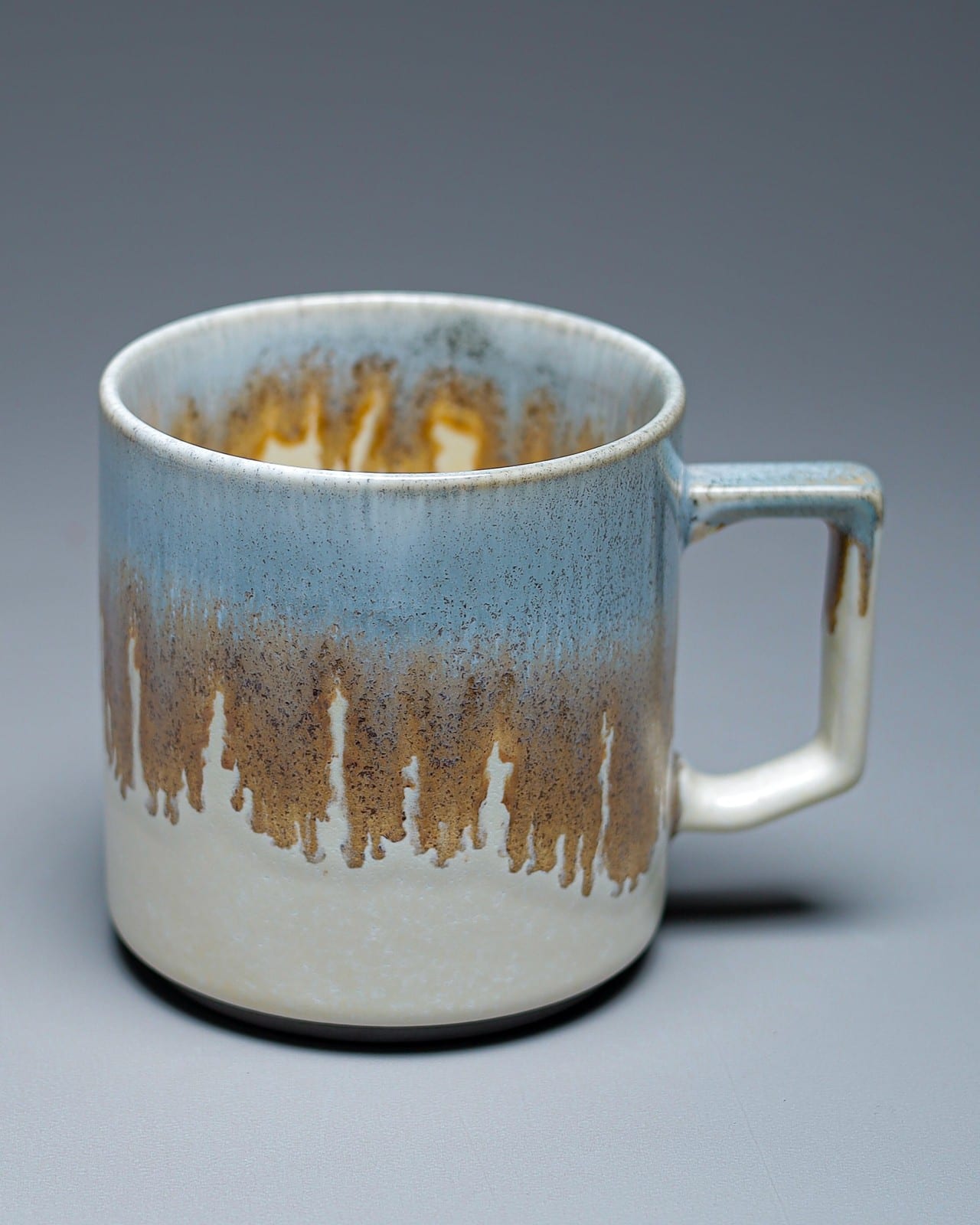 G-E-N stackable mug -melty sepia blue-