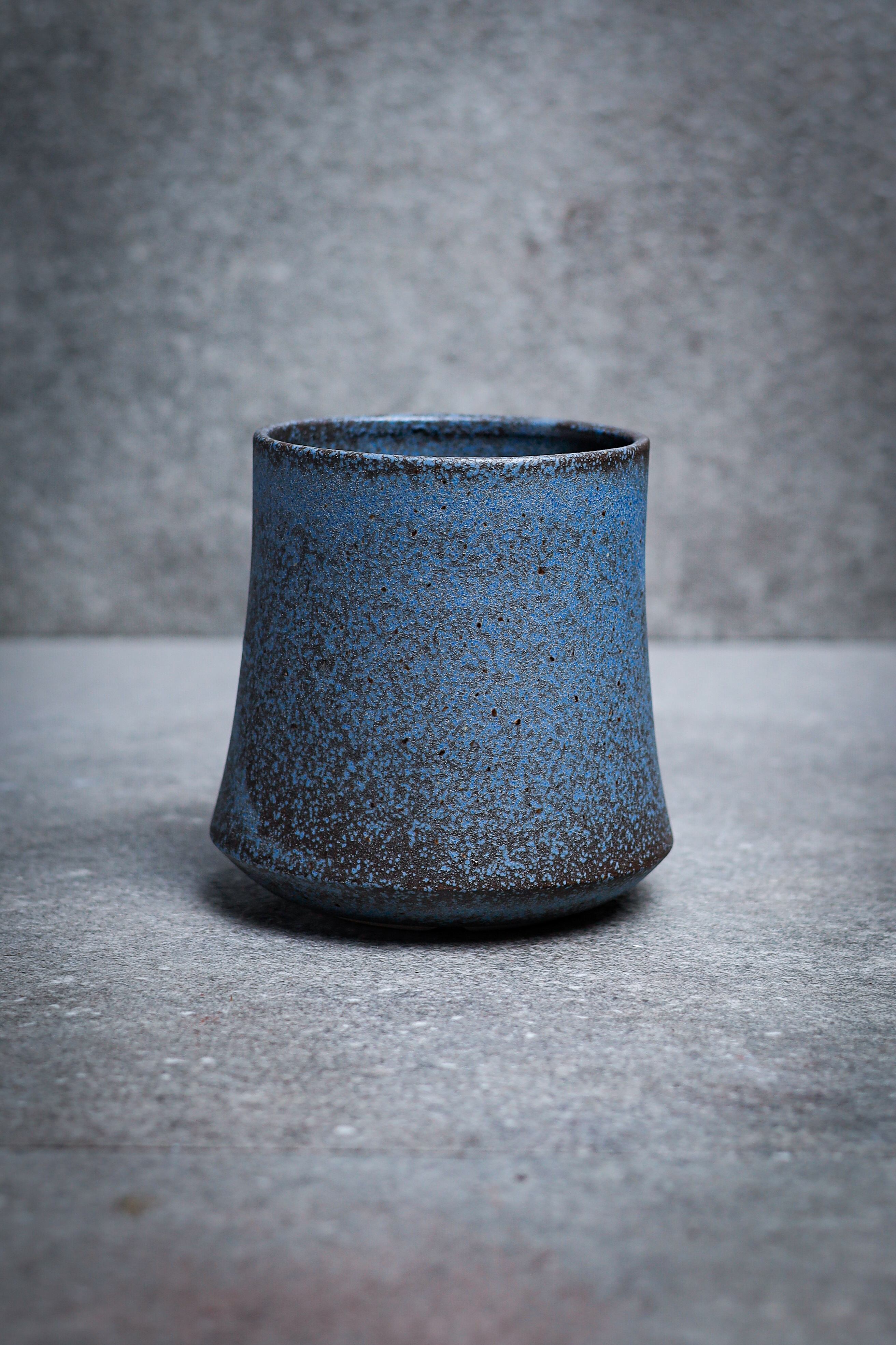 smiya pot tall -ancient blue- M