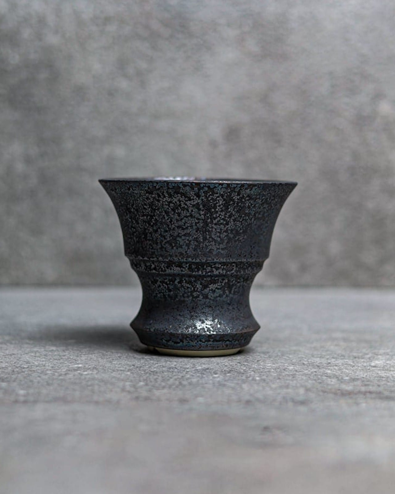 goblet pot -黒煌- S