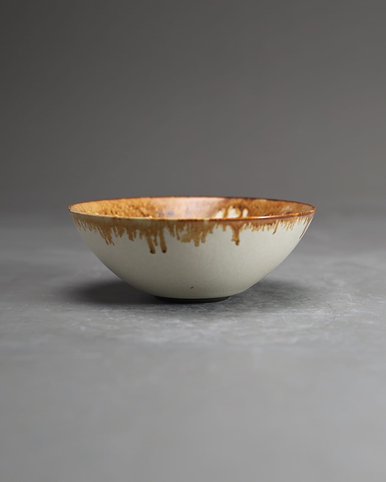 bowl -melty brown- S